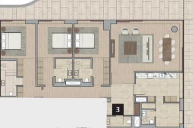 Floor plan for apartment at ZED