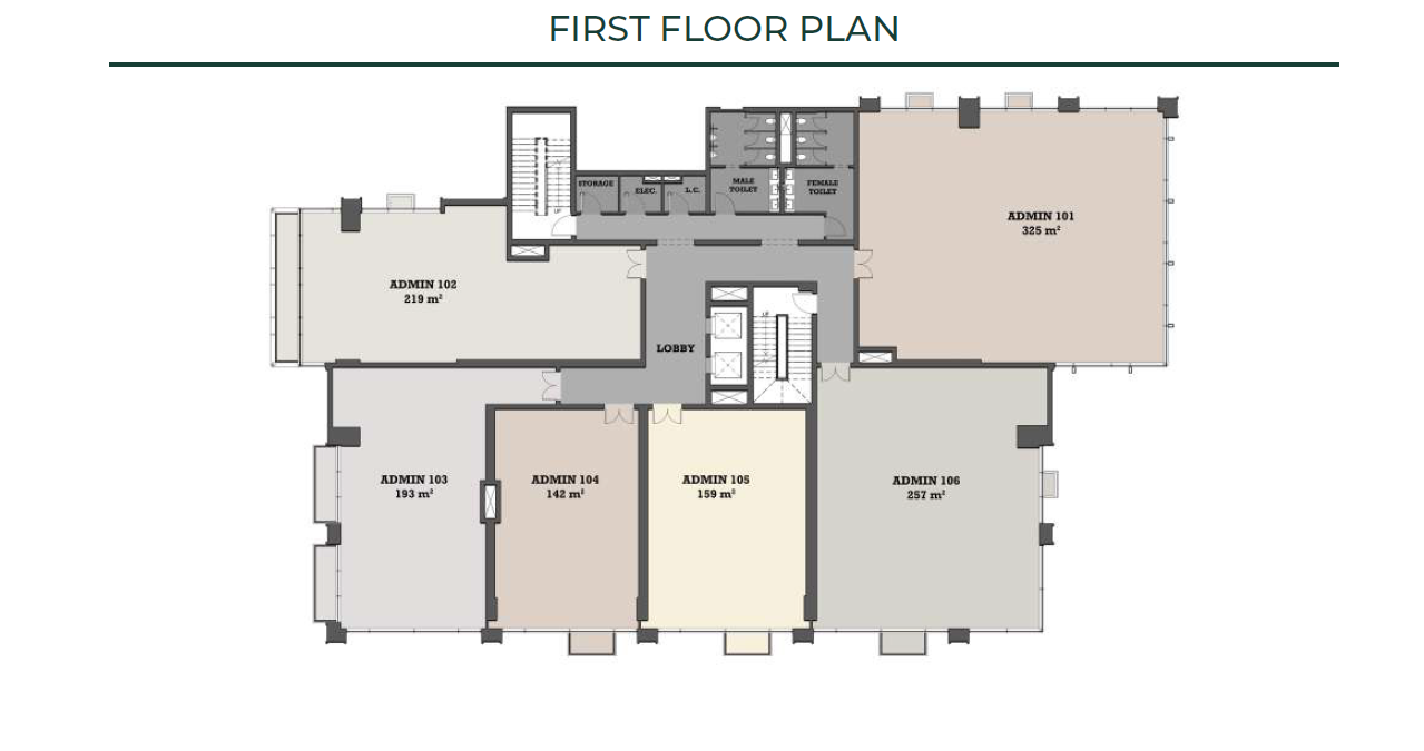 Floor plan for  at The View Waterway