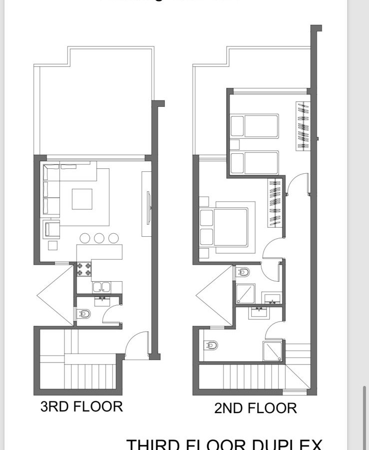 Floor plan for duplex at Cali Coast Ras El Hekma