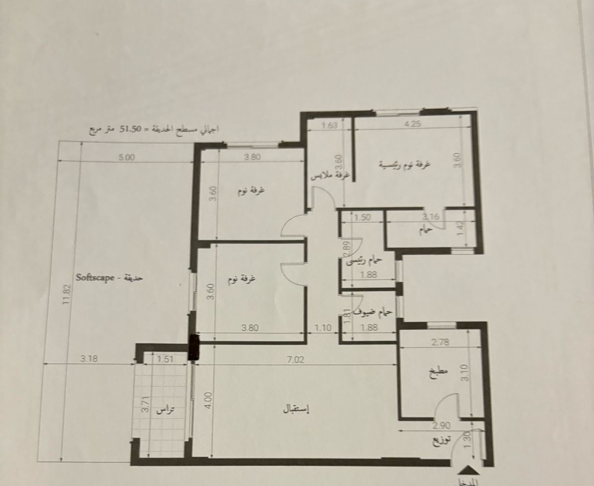 Floor plan for apartment at Village West