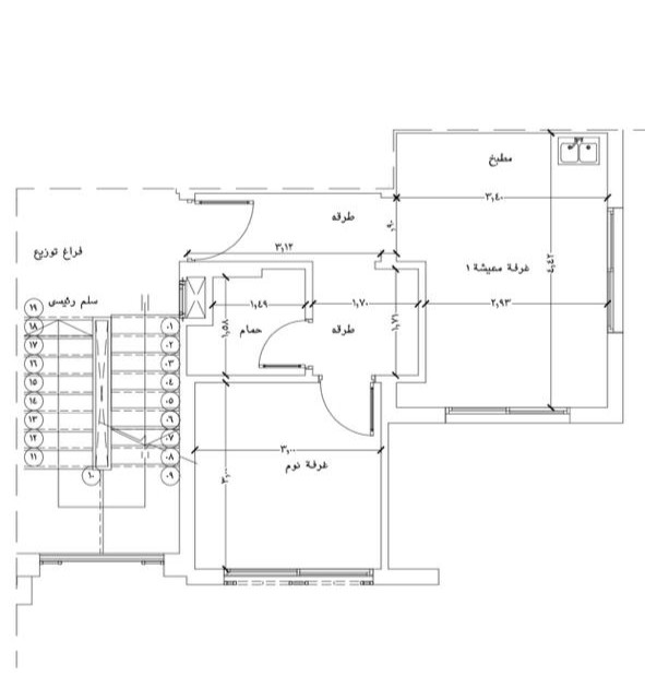 Floor plan for penthouse at Gaia