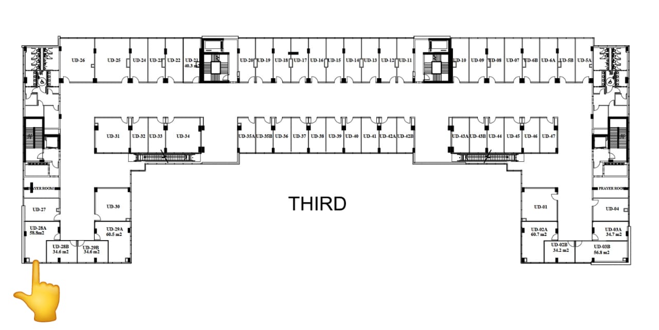 Floor plan for  at Udora Mall