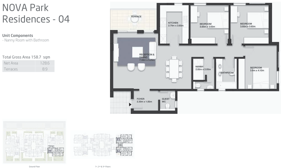 Floor plan for penthouse at VYE SODIC