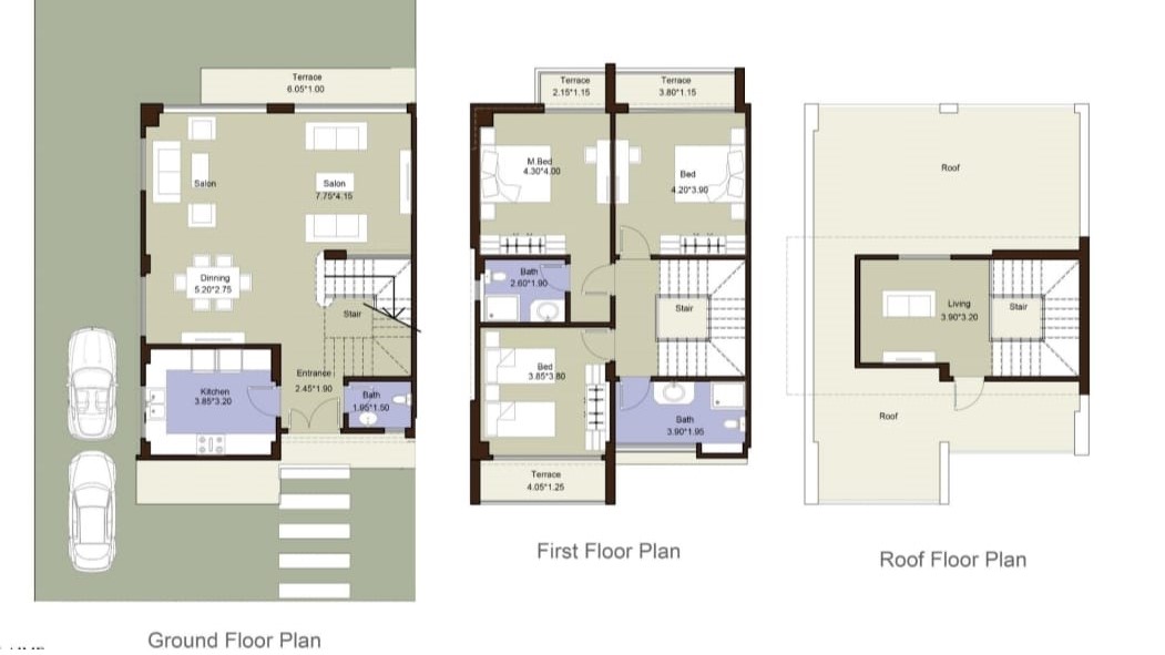 Floor plan for  at El Patio Zahraa