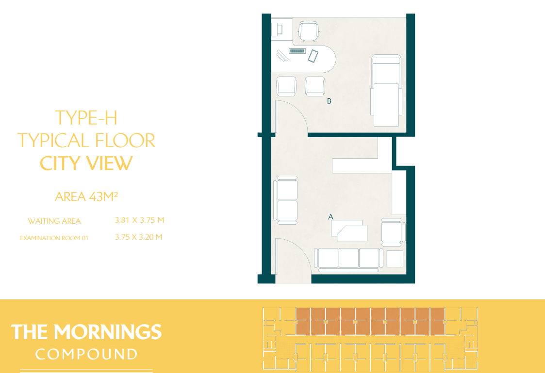 Floor plan for  at everyday - THE MORNINGS