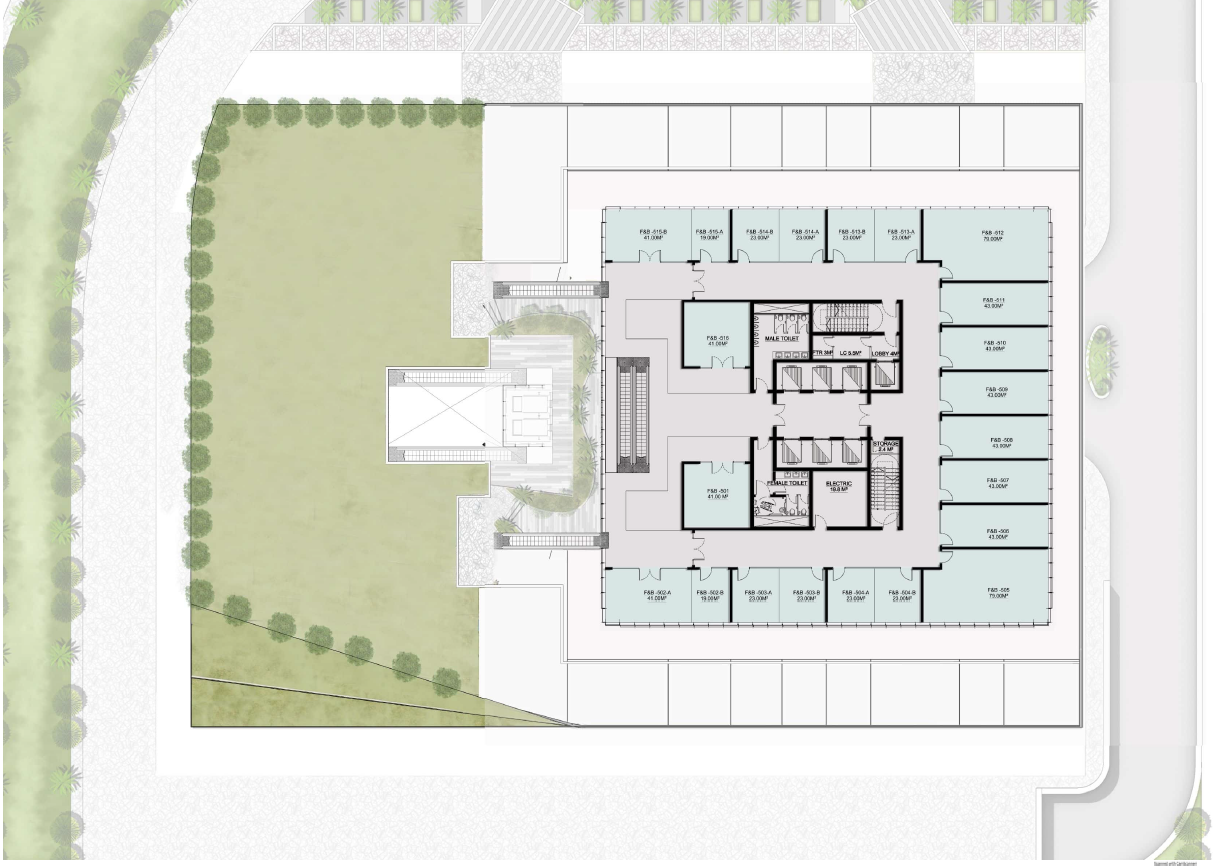 Floor plan for  at Taj Tower