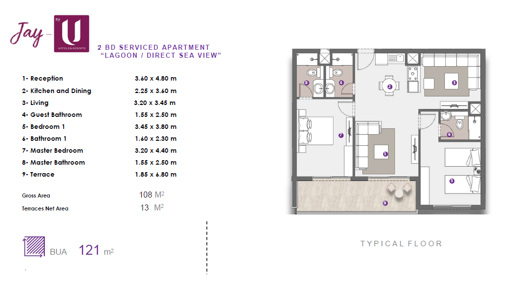Floor plan for apartment at D.O.S.E