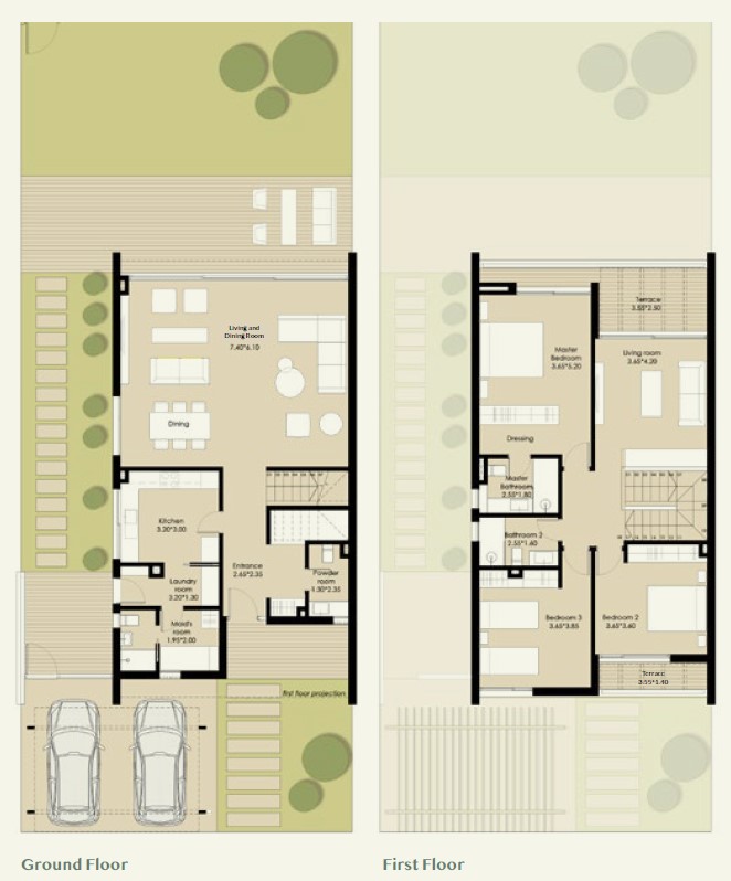 Floor plan for  at Al Burouj