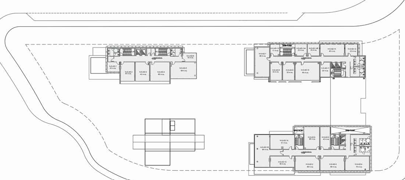Floor plan for apartment at Nmq