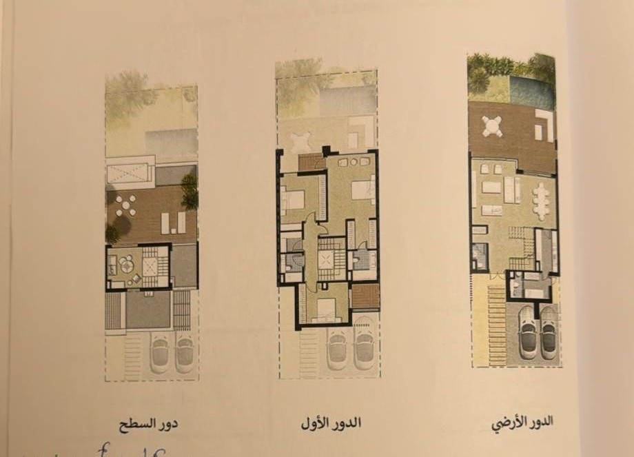 Floor plan for townhouse at ZED East