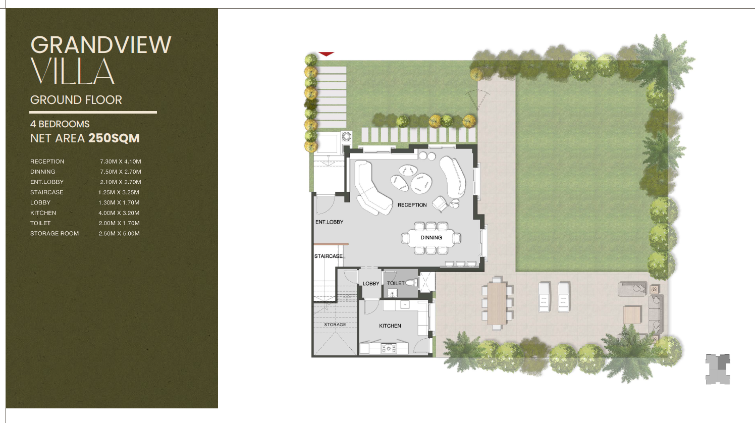 Floor plan for  at Grand Valleys - Kayan City
