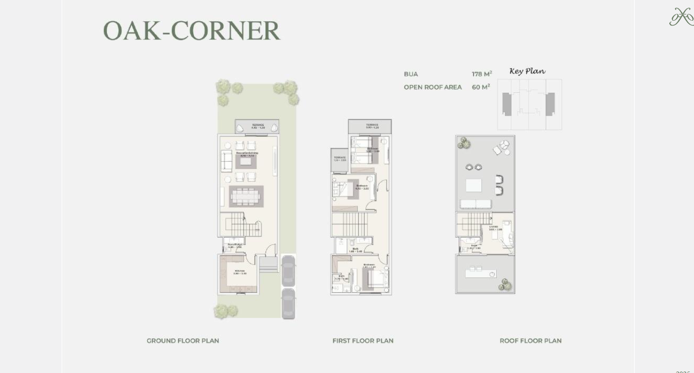 Floor plan for townhouse at Key Of Greens