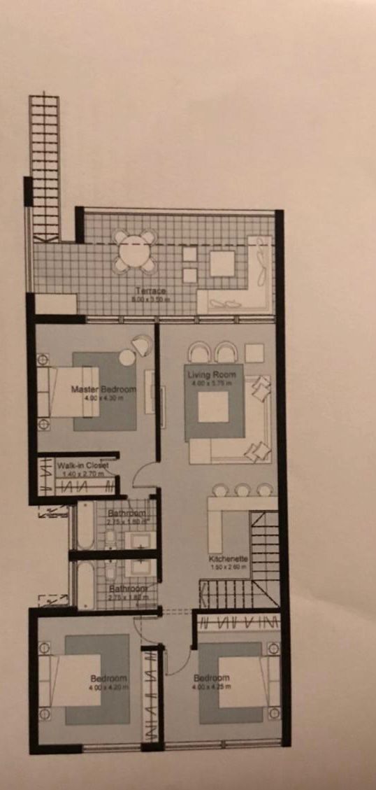 Floor plan for townhouse at Allegria