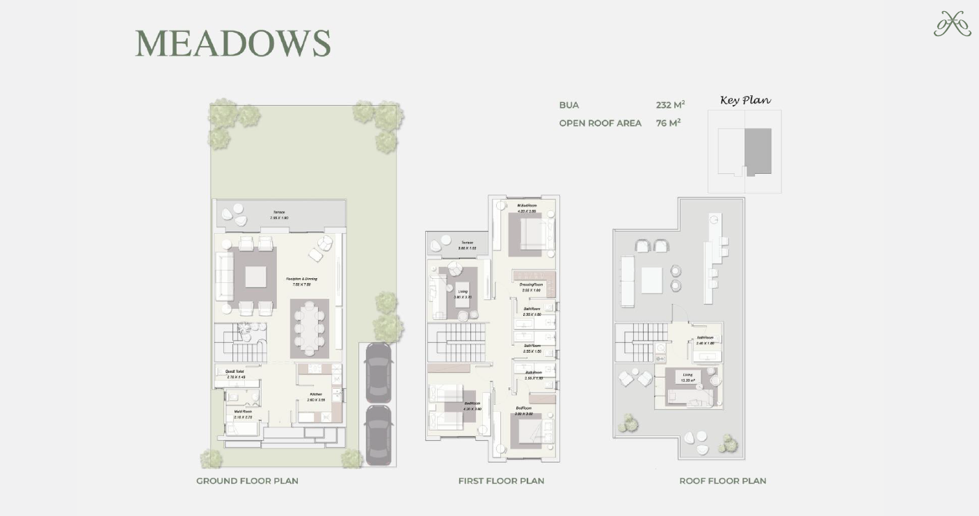 Floor plan for  at Key Of Greens