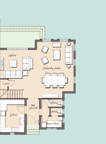 Floor plan for townhouse at Celia