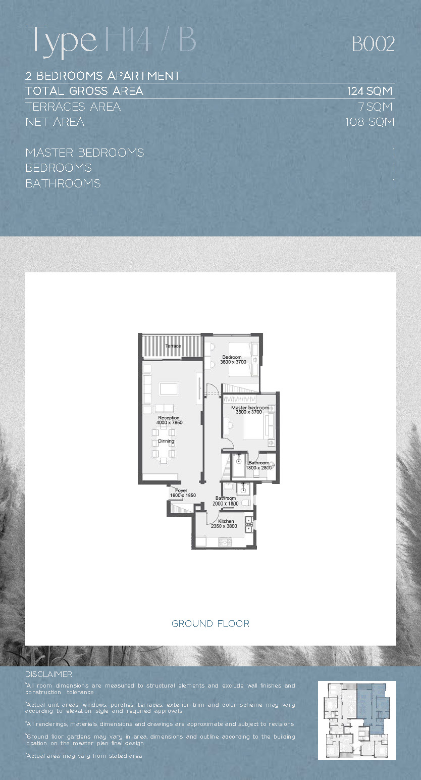 Floor plan for apartment at Ashgar City