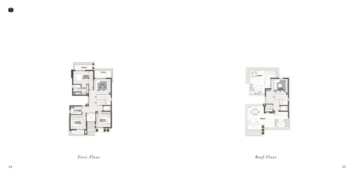 Floor plan for villa at The Estates