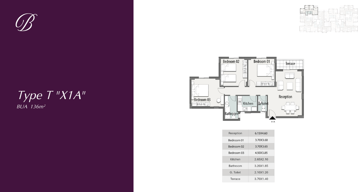Floor plan for apartment at The Butterfly