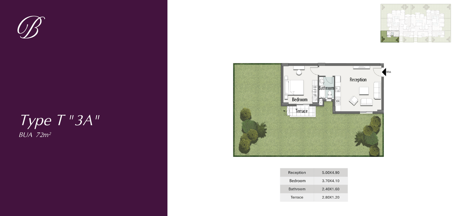 Floor plan for apartment at The Butterfly