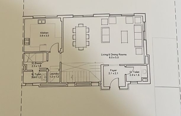 Floor plan for townhouse at DISTRICT 5
