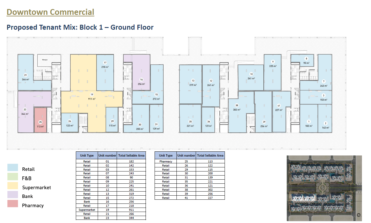 Floor plan for  at Downtown New Alamein