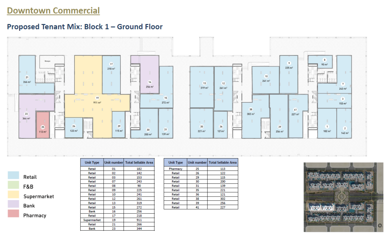 Floor plan for  at Downtown New Alamein