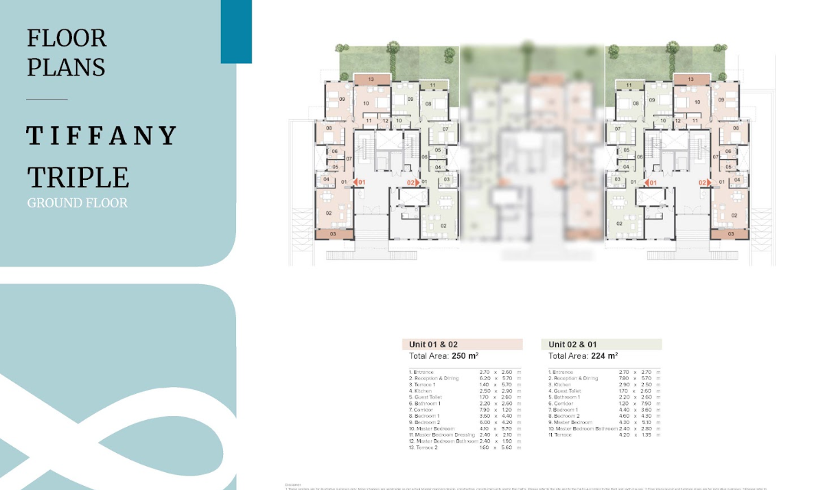 Floor plan for apartment at Mazarine