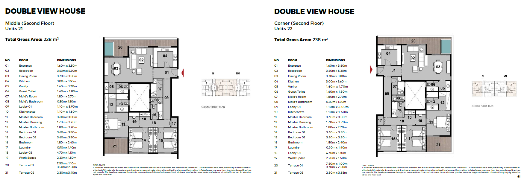 Floor plan for apartment at Il Bosco City