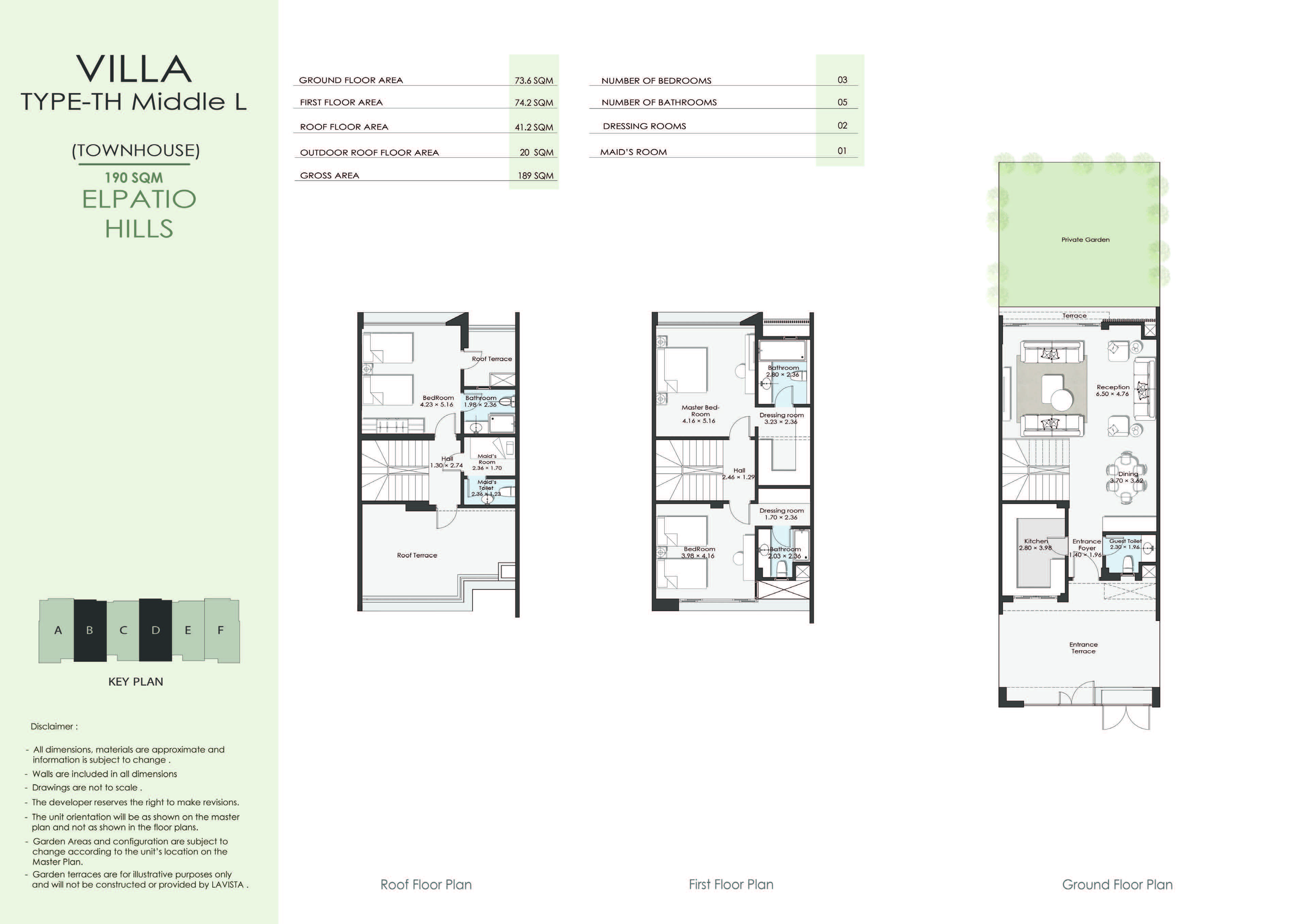 Floor plan for townhouse at El Patio Hills