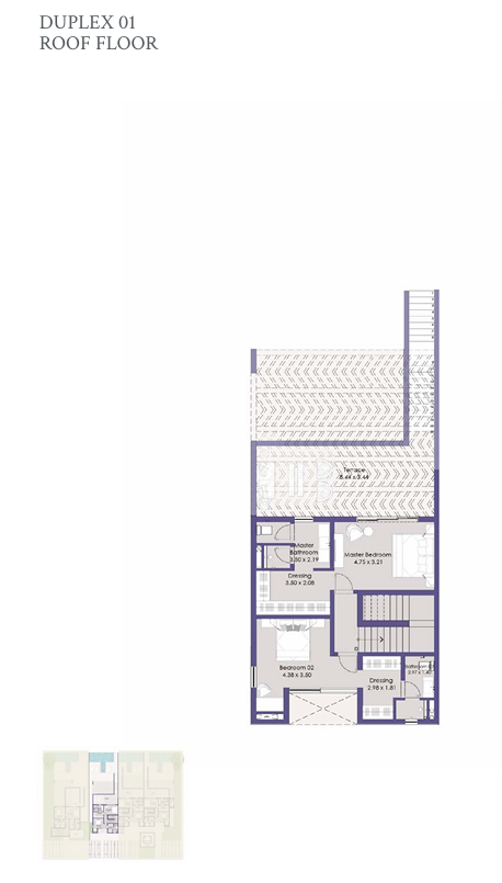 Floor plan for  at North Bay - El Gouna
