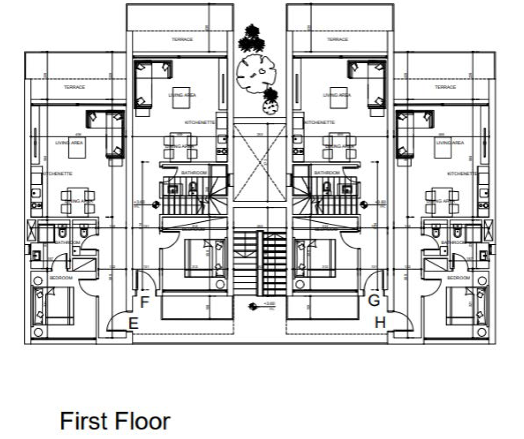 Floor plan for penthouse at ARC- Soma Bay