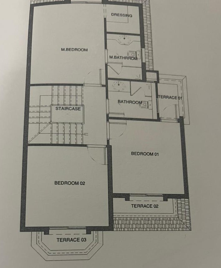 Floor plan for villa at Kings Way
