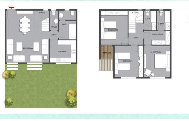 Floor plan for duplex at Mountain View iCity October