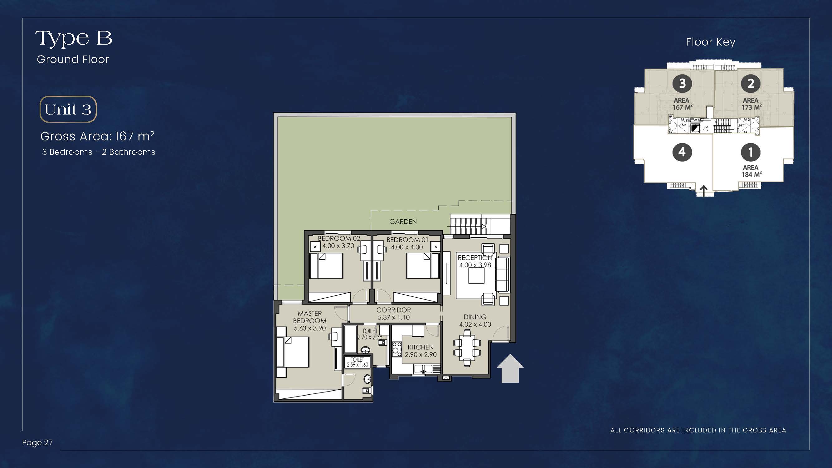 Floor plan for apartment at Alca