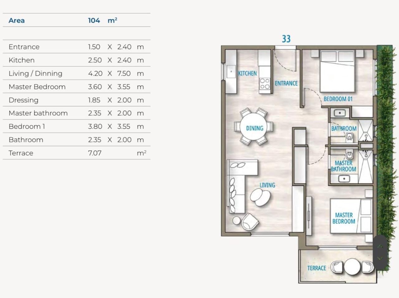 Floor plan for chalet at Southmed