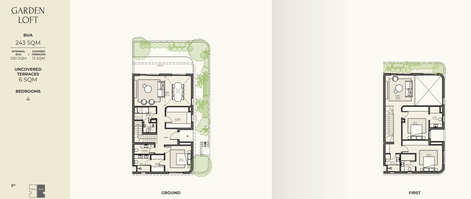 Floor plan for  at Crescent Walk