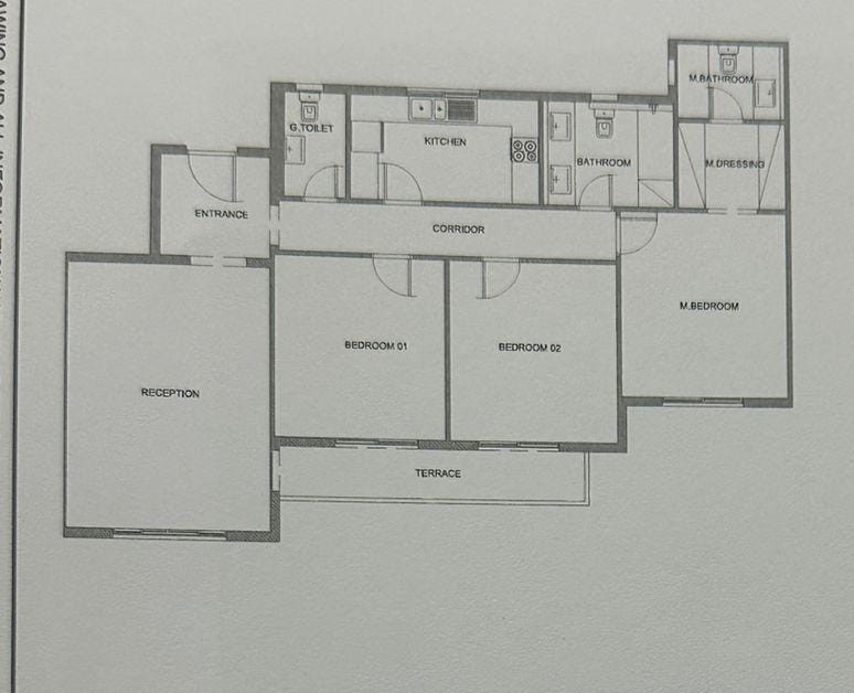 Floor plan for apartment at Mountain View ICity New Cairo