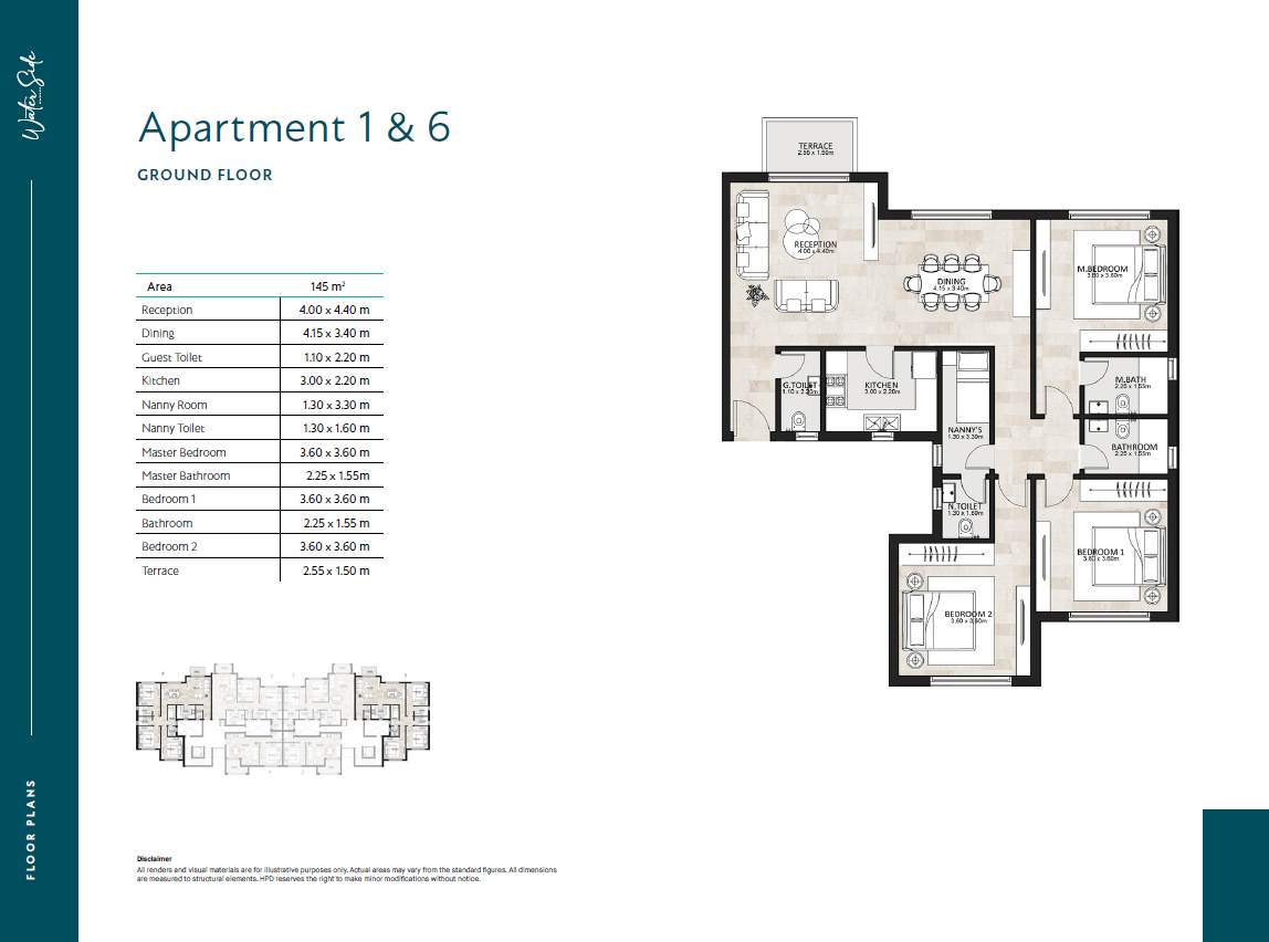 Floor plan for apartment at Garden Lakes