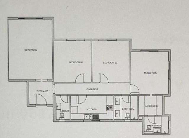 Floor plan for apartment at Mountain View ICity New Cairo