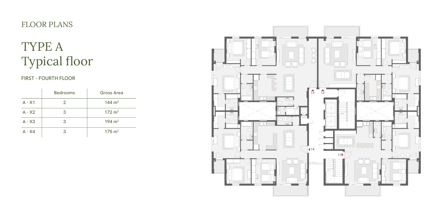 Floor plan for apartment at One33-Phase One