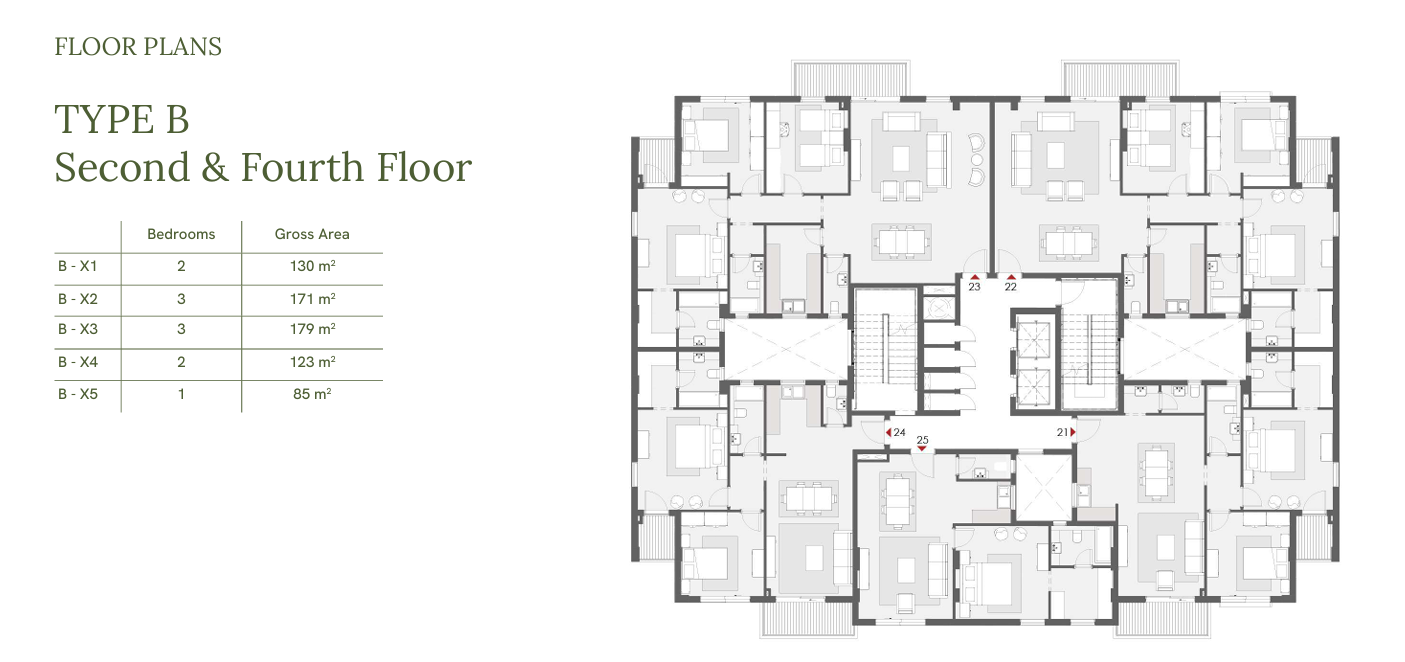 Floor plan for apartment at One33-Phase One