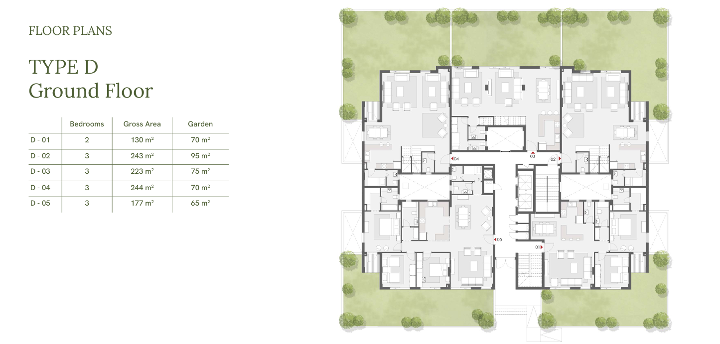 Floor plan for penthouse at One33