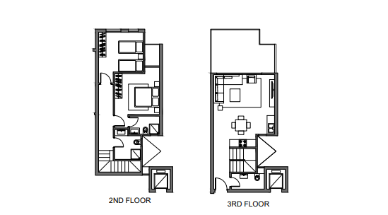 Floor plan for duplex at Cali Coast Ras El Hekma