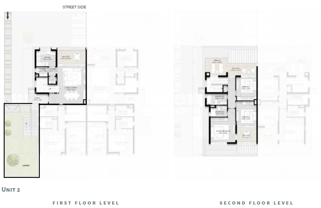 Floor plan for villa at ELAN Villas Cairo Gate
