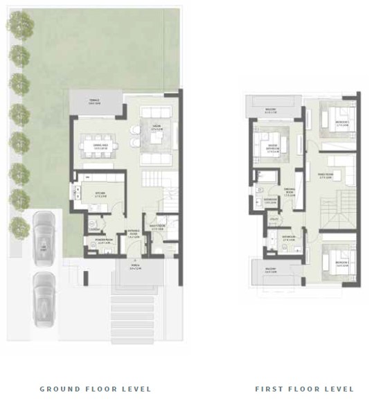 Floor plan for villa at ELAN Villas Cairo Gate