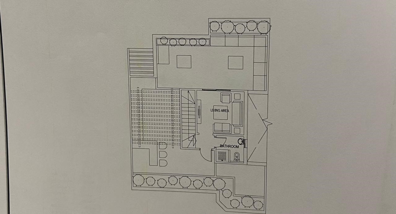 Floor plan for duplex at Sarai