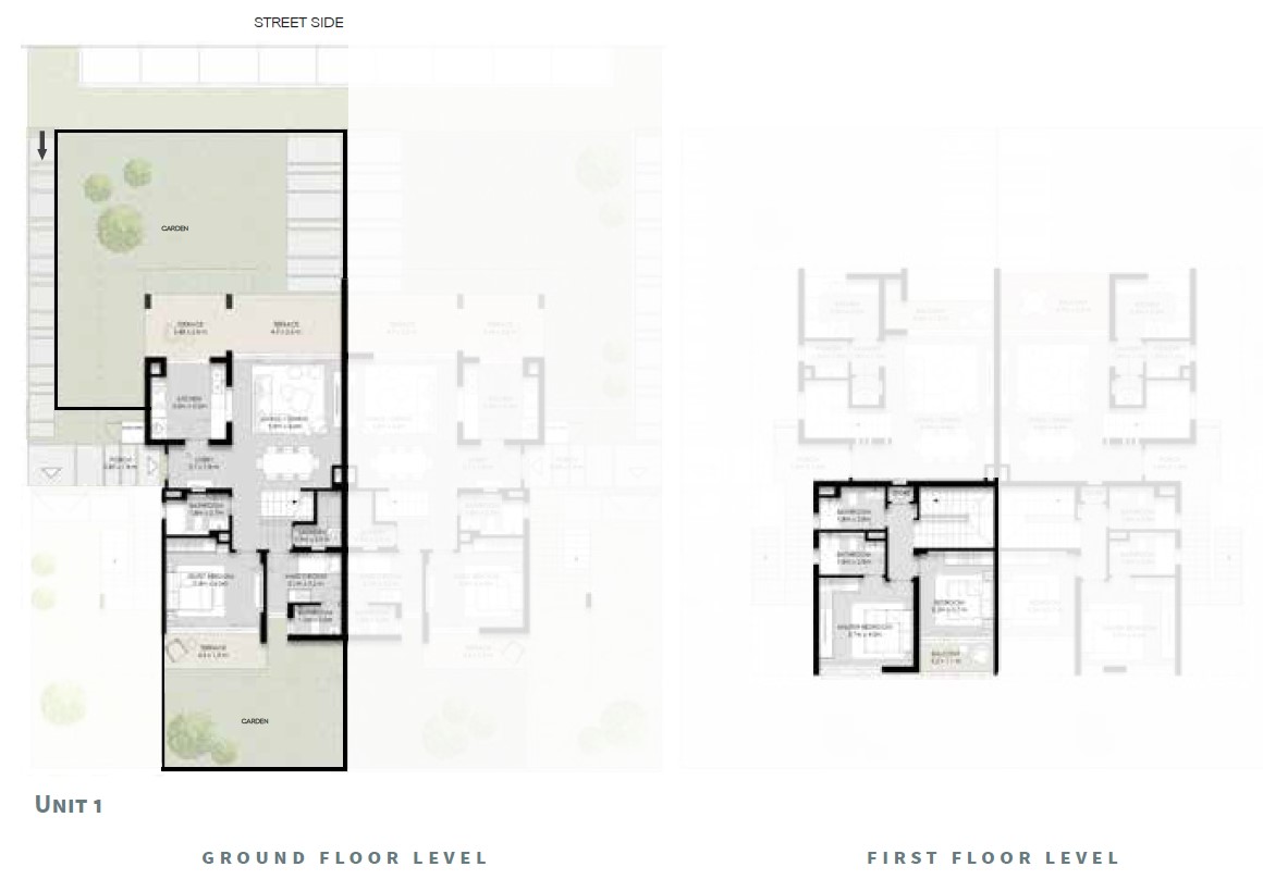 Floor plan for villa at ELAN Villas Cairo Gate