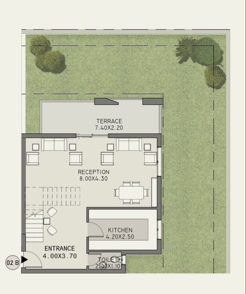 Floor plan for duplex at Taj City