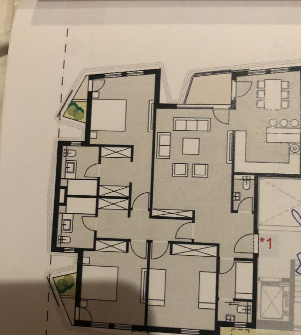Floor plan for apartment at Badya