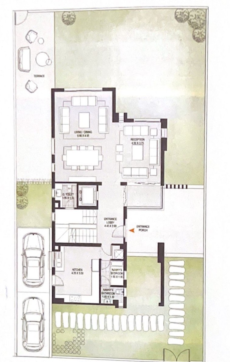 Floor plan for villa at O West Orascom